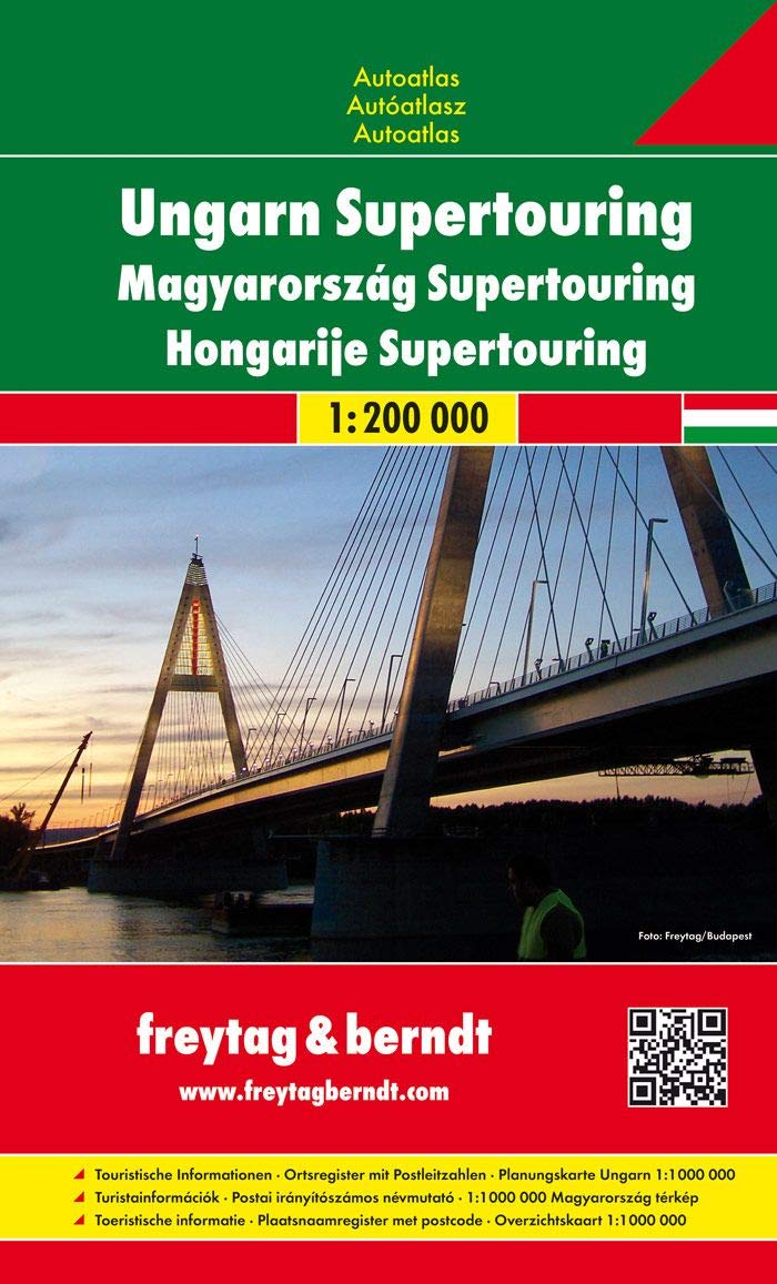 Ungarn Supertouring, Autoatlas 1:200.000 book