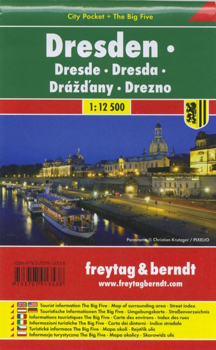 Dresden, City Pocket + The Big Five: 1:10.000 (freytag & berndt Stadtplan) Leisure, Home & Garden