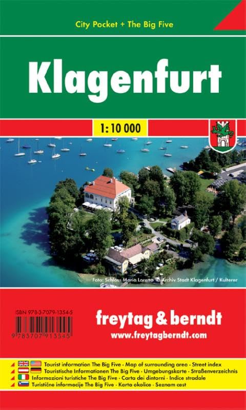 Klagenfurt City Pocket + the Big Five Waterproof 1:10 000 book
