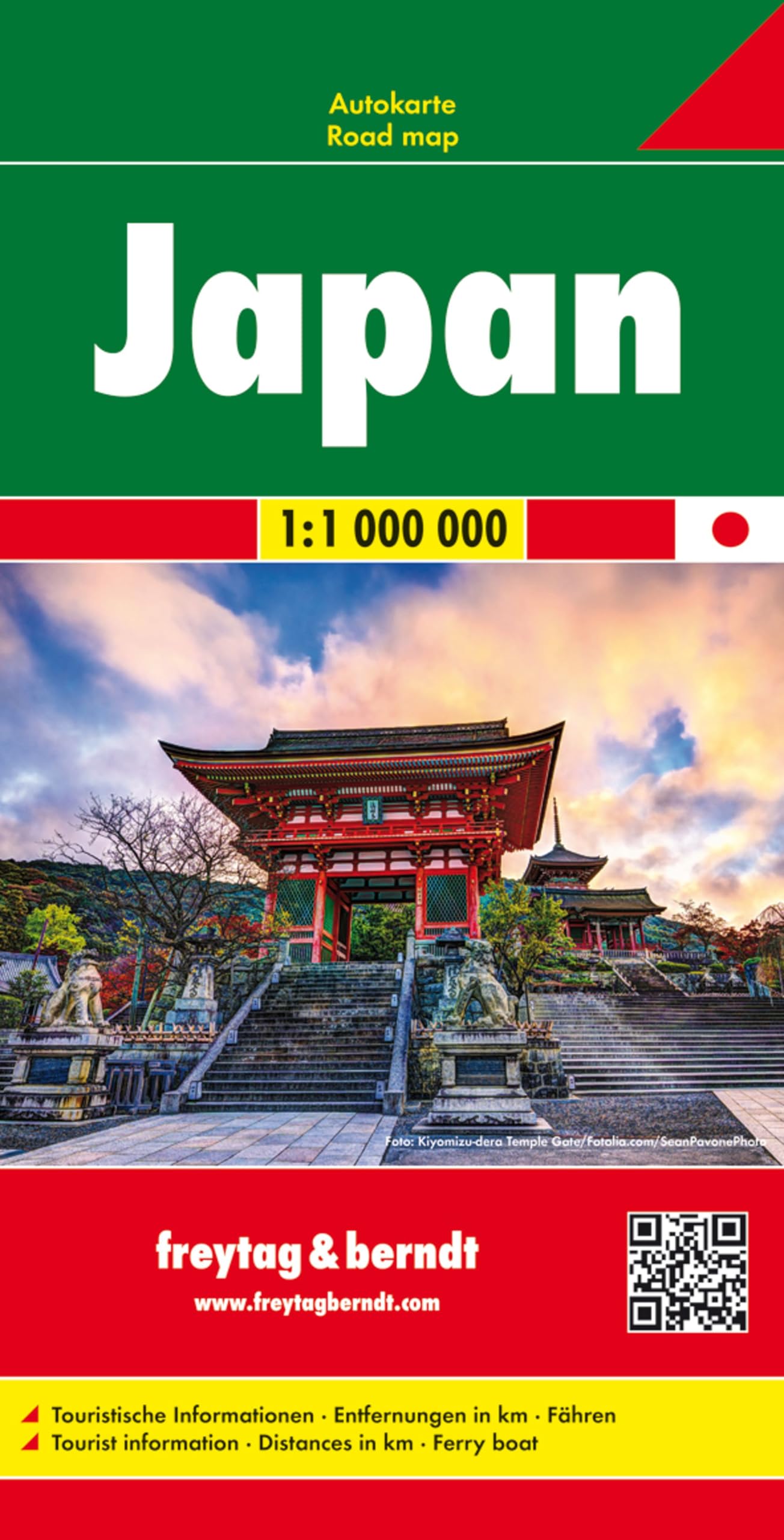 Japan, Autokarte 1:1.000.000 Leisure, Home & Garden