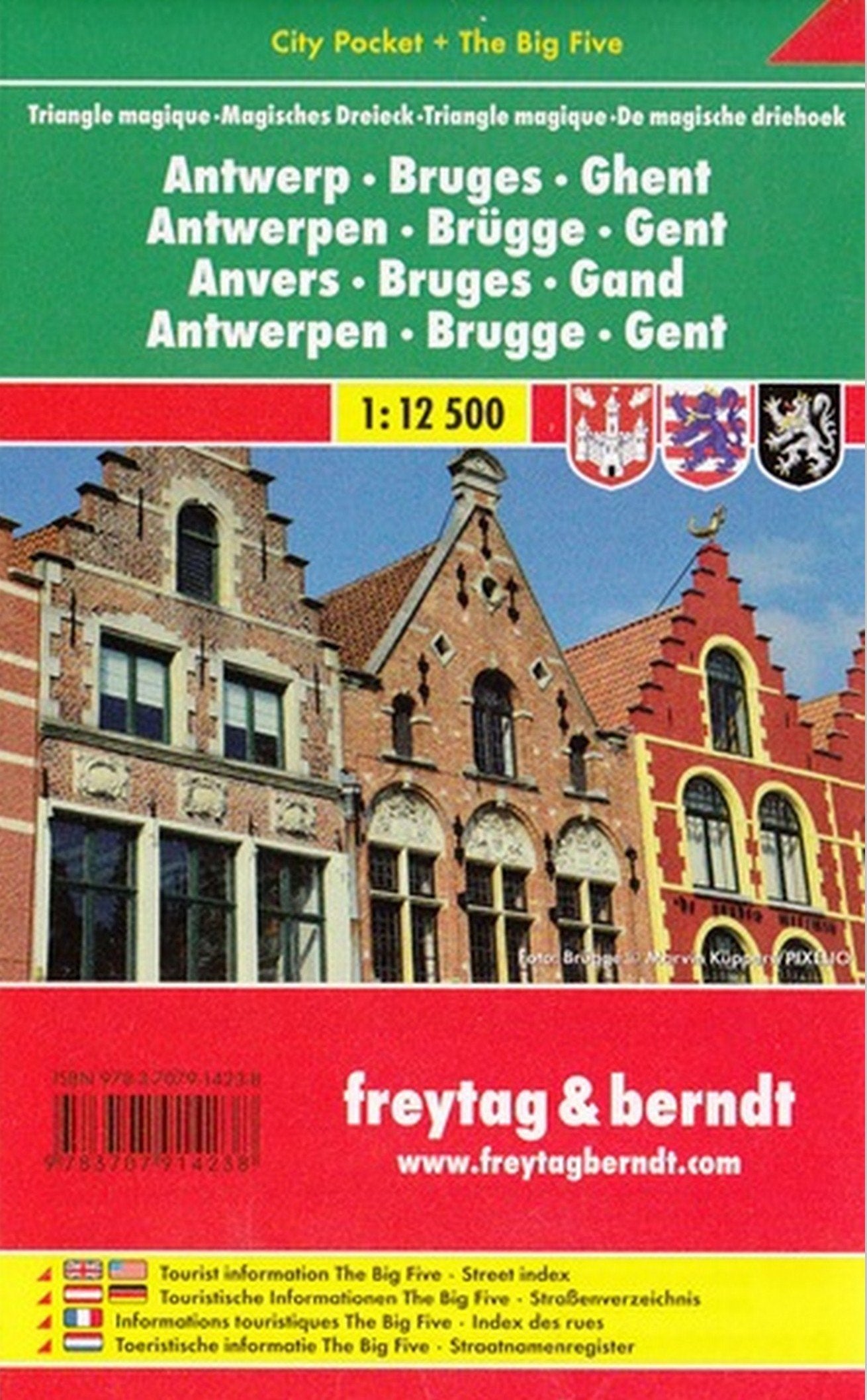 Antwerpen - Brügge - Gent - Magisches Dreieck 1 : 12 500 City Pocket Leisure, Home & Garden