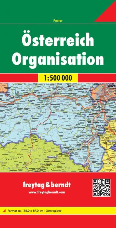 Österreich Organisation, 1:500.000 book