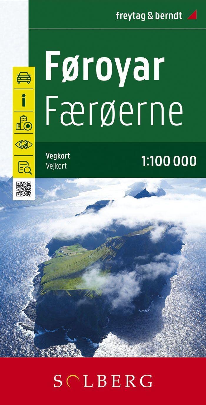 Färöer - Føroyar, Straßenkarte 1:100.000, freytag & berndt: Wegenkaart Schaal 1 : 100.000 (freytag & berndt Auto + Freizeitkarten) Leisure, Home & Garden