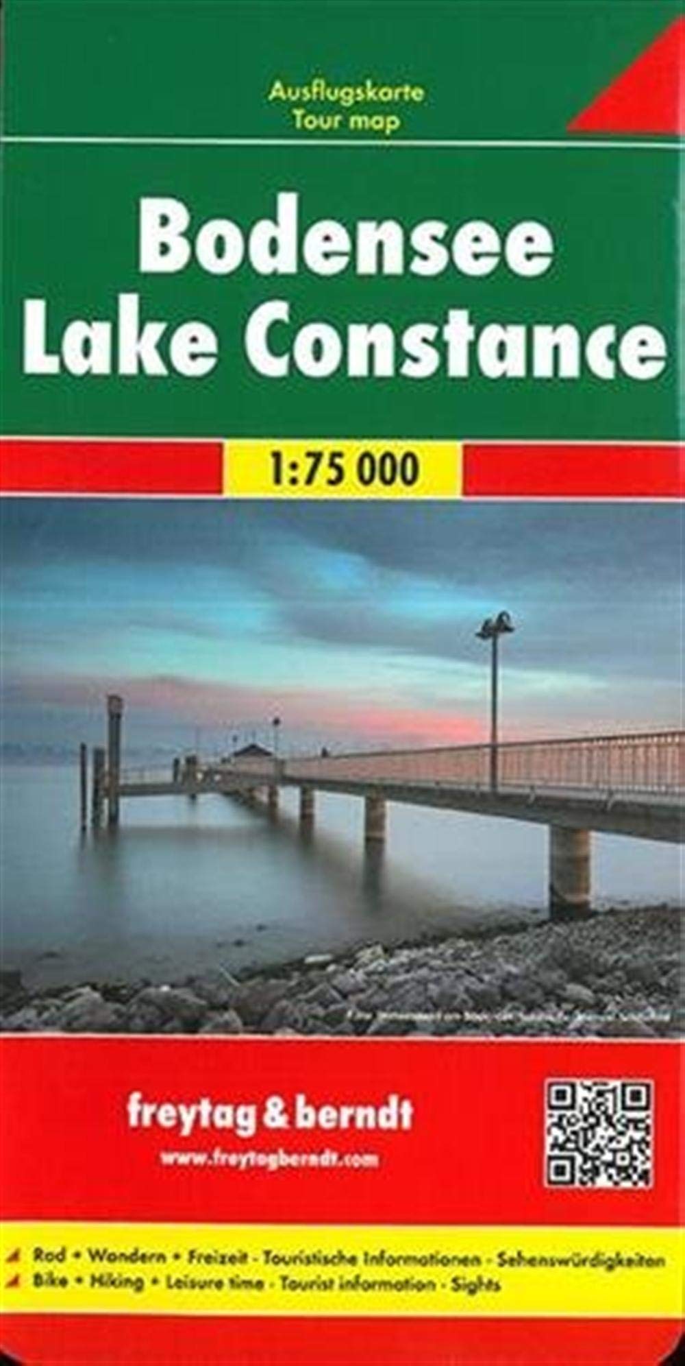 Bodensee Ausflugskarte 1:75.000 Leisure, Home & Garden