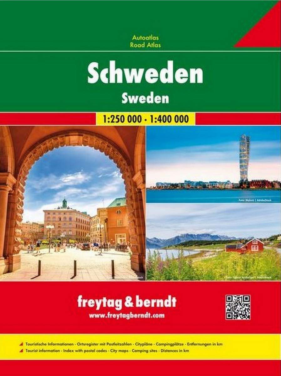 Schweden, Autoatlas 1:250.000 - 1:400.000 Leisure, Home & Garden