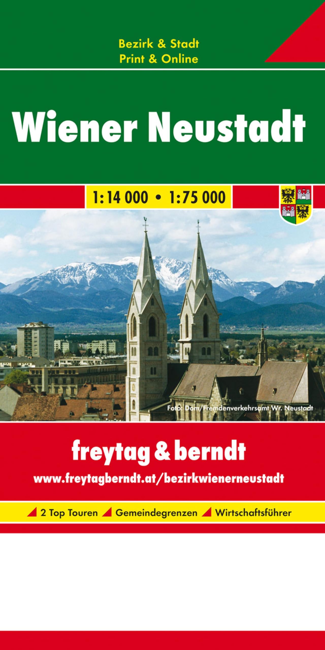 freytag & berndt Stadtplan Wiener Neustadt 1:14.000 Leisure, Home & Garden