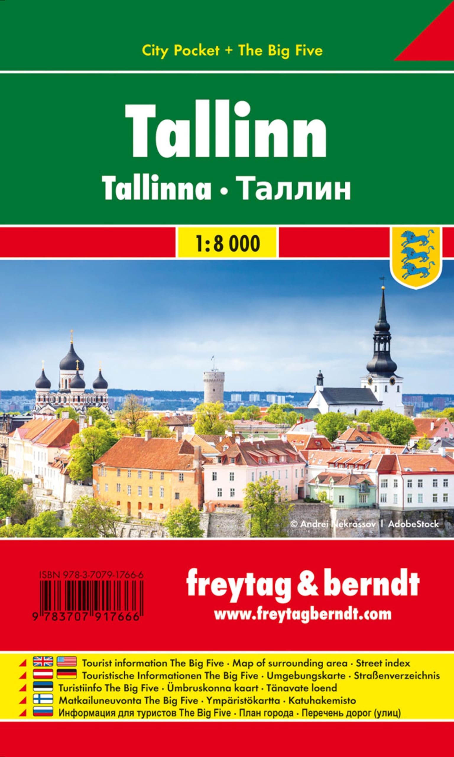 freytag & berndt Innenstadtplan Tallinn 1:10.000 Leisure, Home & Garden