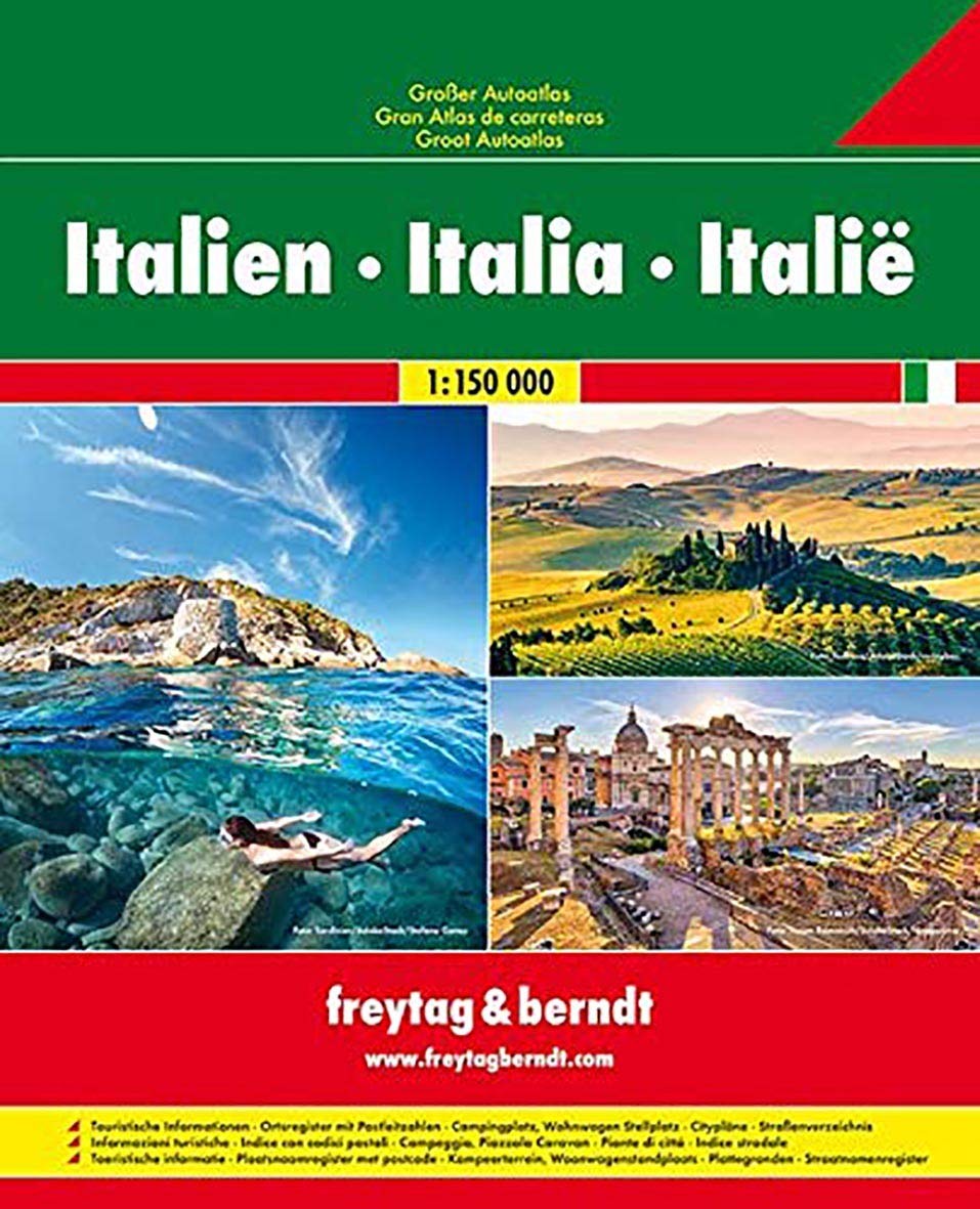Italien, Großer Autoatlas 1:150.000 Leisure, Home & Garden