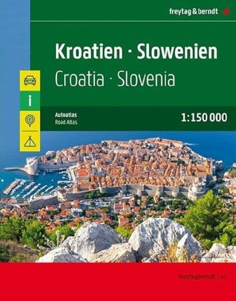 Kroatien - Slowenien, Autoatlas 1:150.000: Superatlas (freytag & berndt Autoatlanten) Leisure, Home & Garden