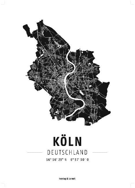 Köln, Designposter (freytag & berndt Poster + Markiertafeln) Film, Art & Culture