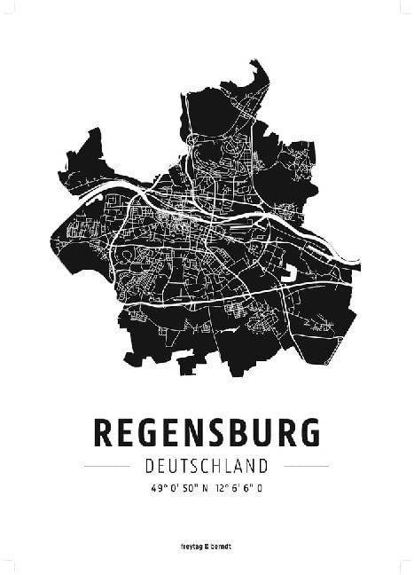 Regensburg, Designposter (freytag & berndt Poster + Markiertafeln) Film, Art & Culture