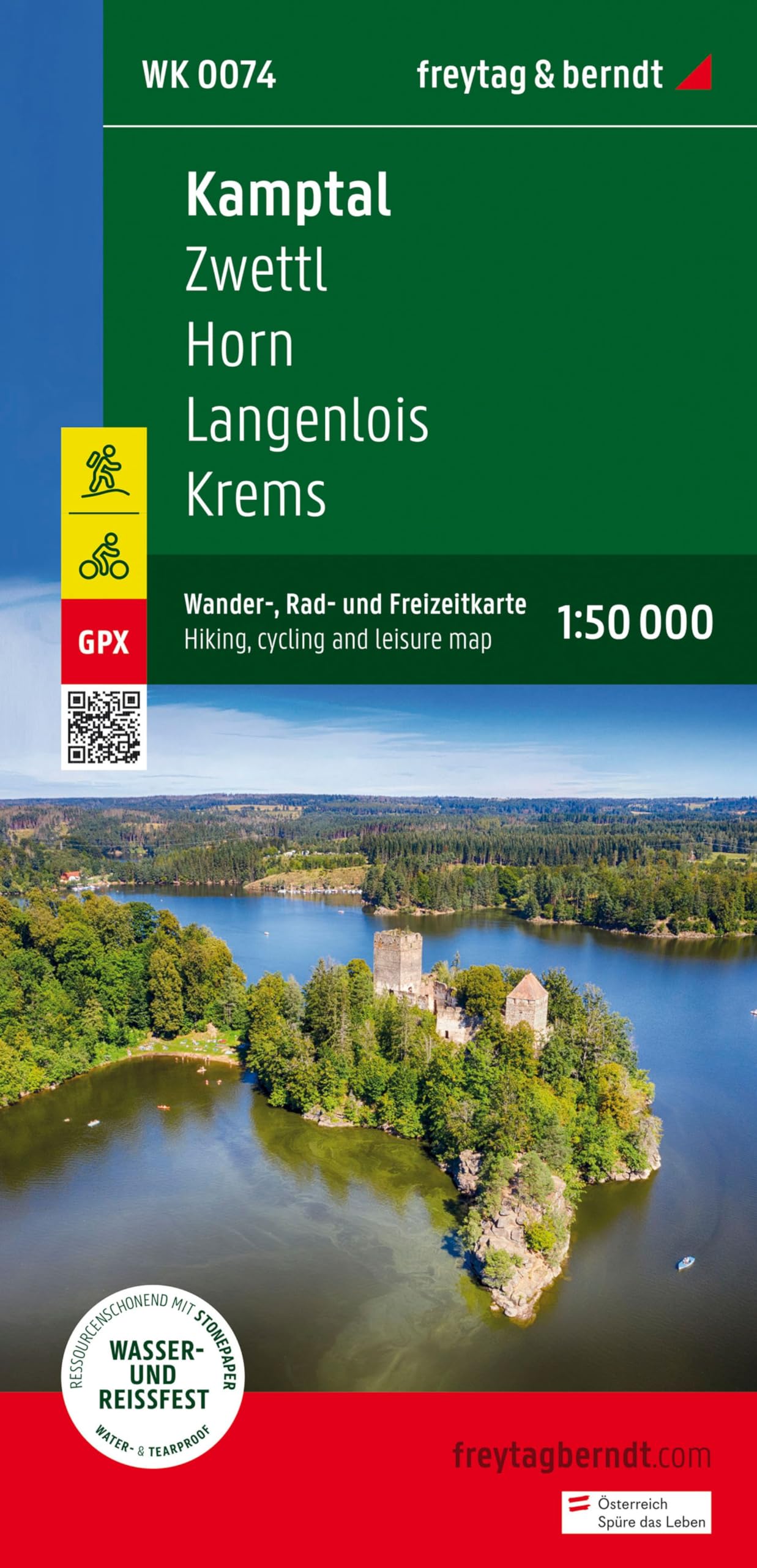 freytag & berndt Wanderkarte WK 0074 Kamptal, Zwettl - Horn - Langenlois - Krems 1:50.000 Leisure, Home & Garden
