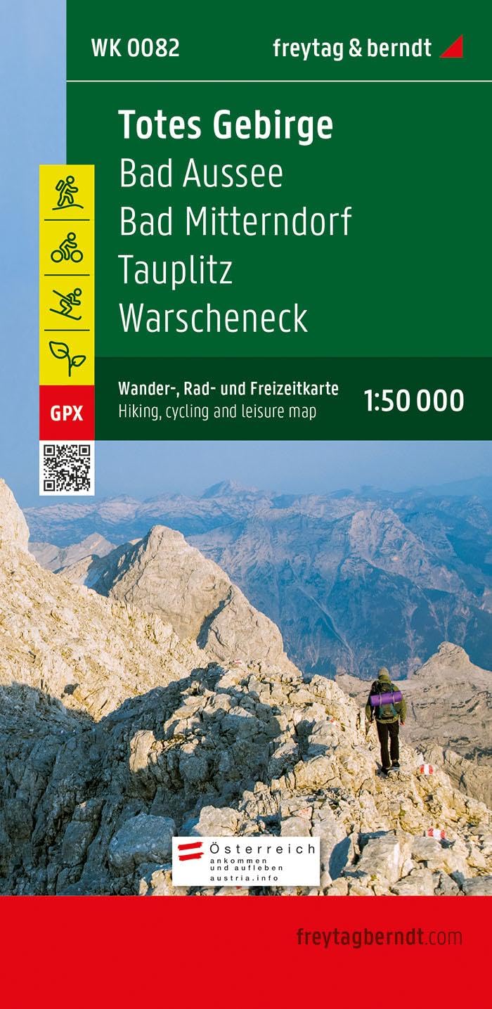 freytag & berndt Wanderkarte WK 0082 Totes Gebirge, Bad Aussee - Bad Mitterndorf - Tauplitz - Warscheneck 1:50.000 Leisure, Home & Garden