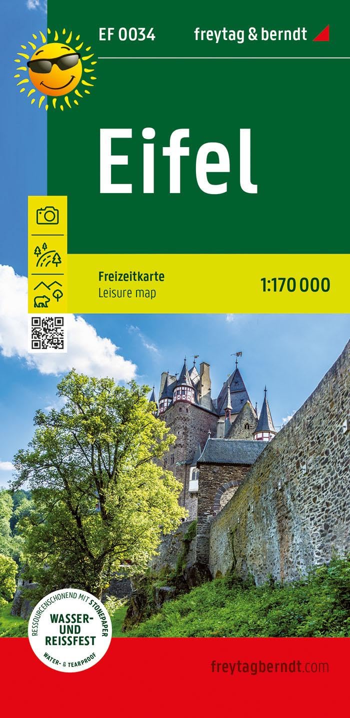 freytag & berndt Freizeitkarte Eifel 1:170.000 Leisure, Home & Garden