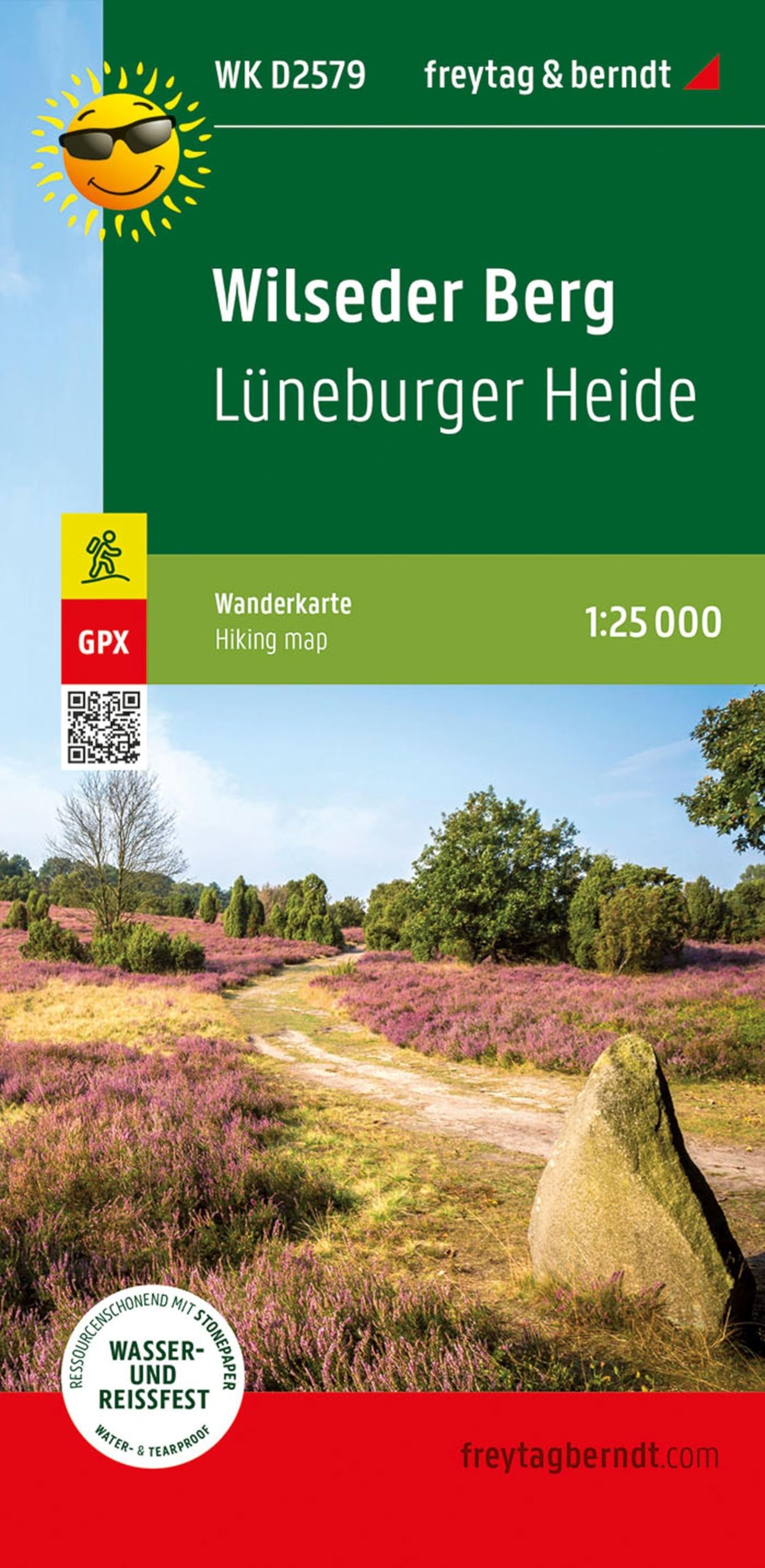 freytag & berndt Wanderkarte WKD 2579 Wilseder Berg, Lüneburger Heide 1:25.000: GPX Tracks, wasserfest und reißfest Leisure, Home & Garden