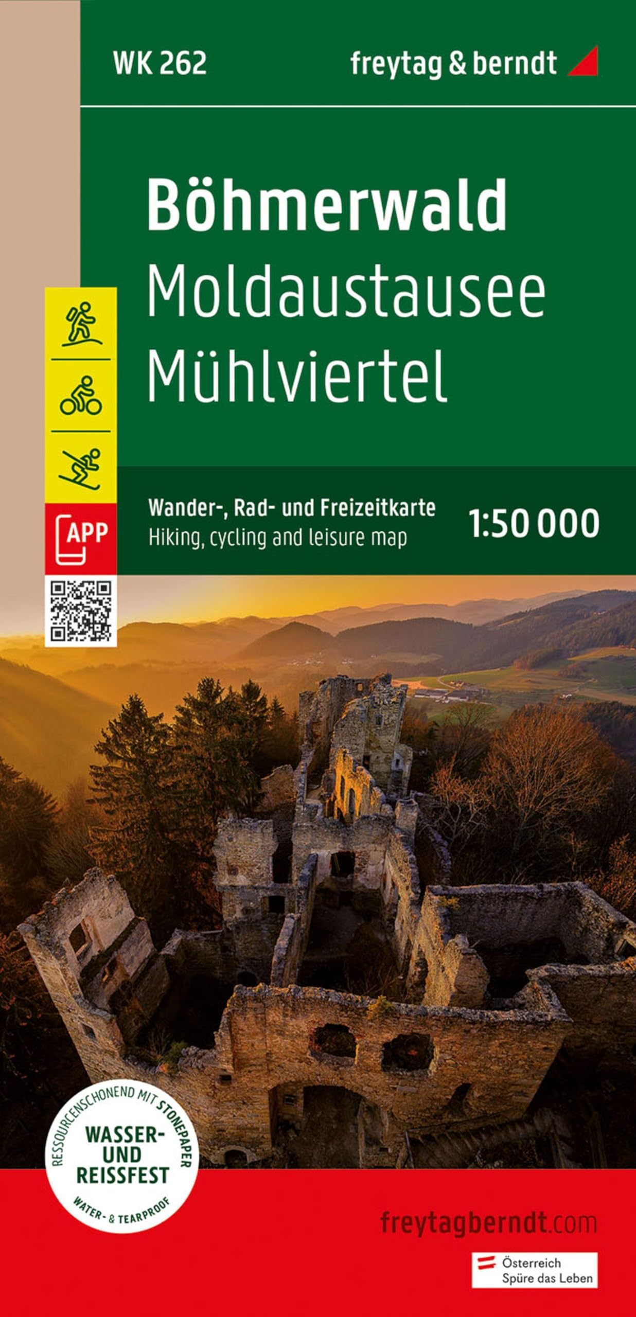 freytag & berndt Wanderkarte WK 262 Böhmerwald, Moldaustausee - Mühlviertel 1:50.000 Leisure, Home & Garden