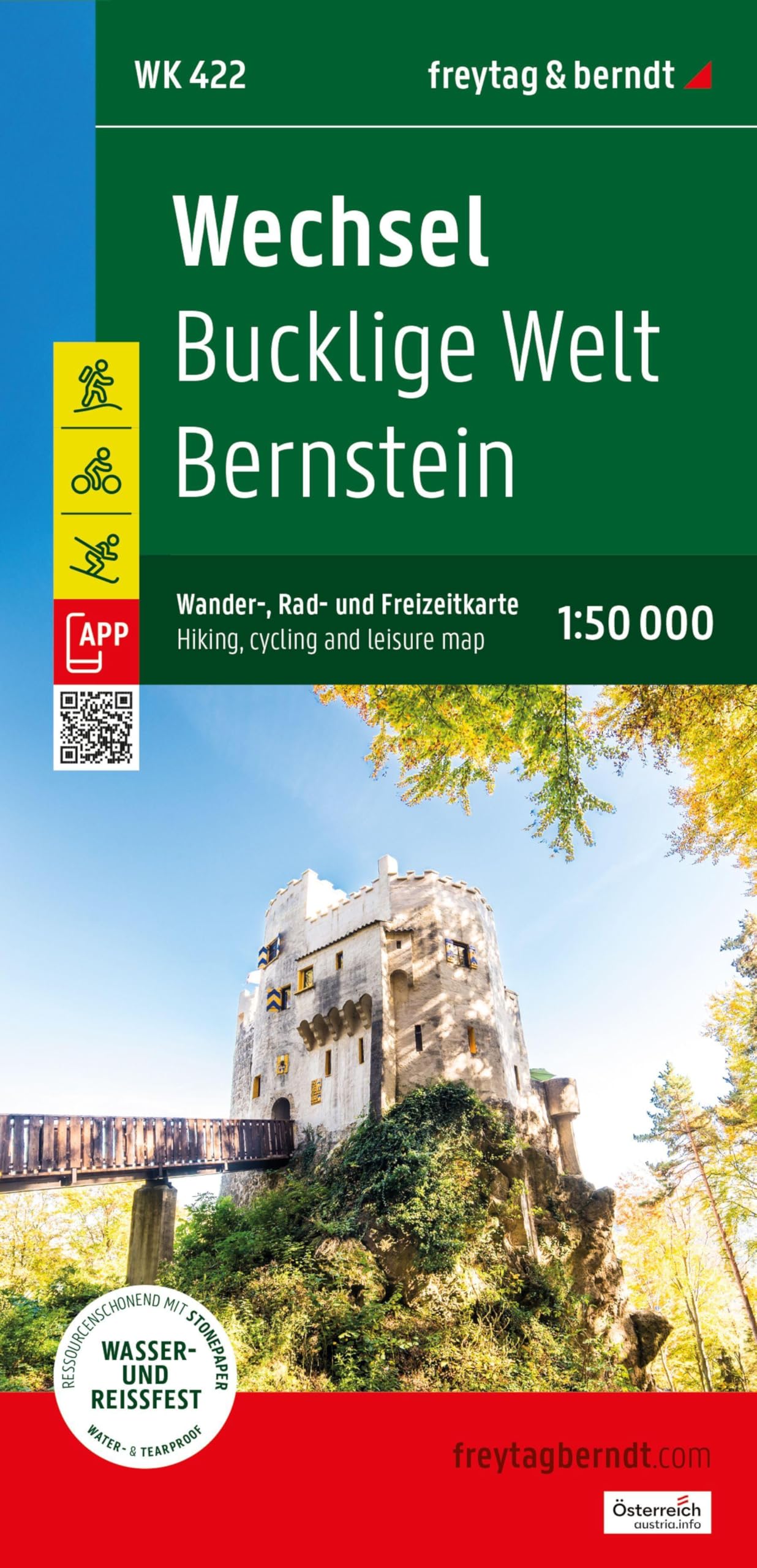 freytag & berndt Wanderkarte Wechsel - Bucklige Welt - Bernstein 1:50.000 Leisure, Home & Garden