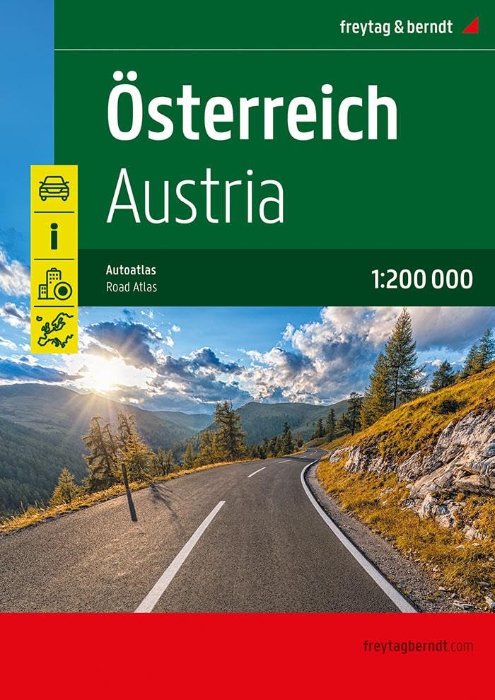 Österreich, Autoatlas 1:200.000, freytag & berndt Leisure, Home & Garden