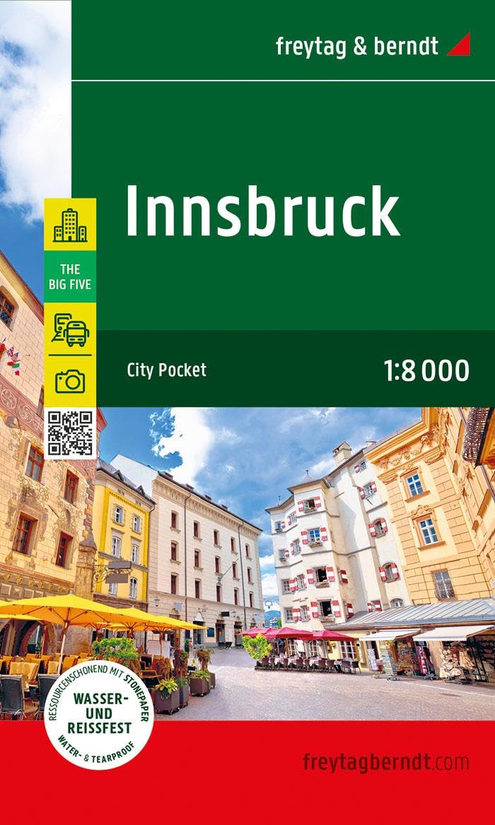 Innsbruck, Stadtplan 1:8.000, freytag & berndt Leisure, Home & Garden