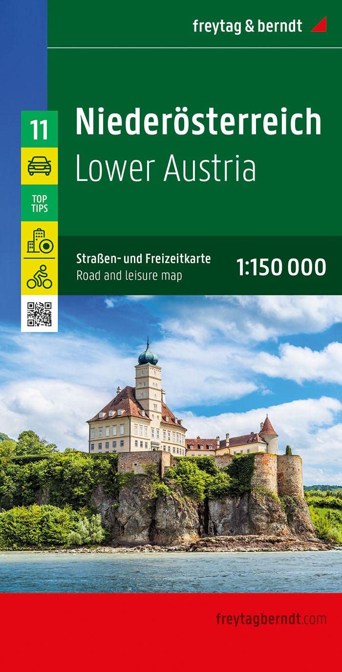 Niederösterreich, Straßen- und Freizeitkarte 1:150.000, freytag & berndt Leisure, Home & Garden