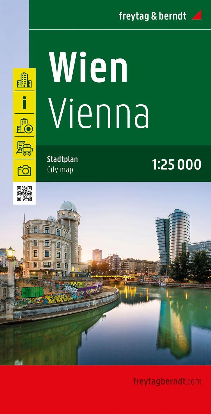 Wien, Stadtplan 1:25.000, freytag & berndt Leisure, Home & Garden
