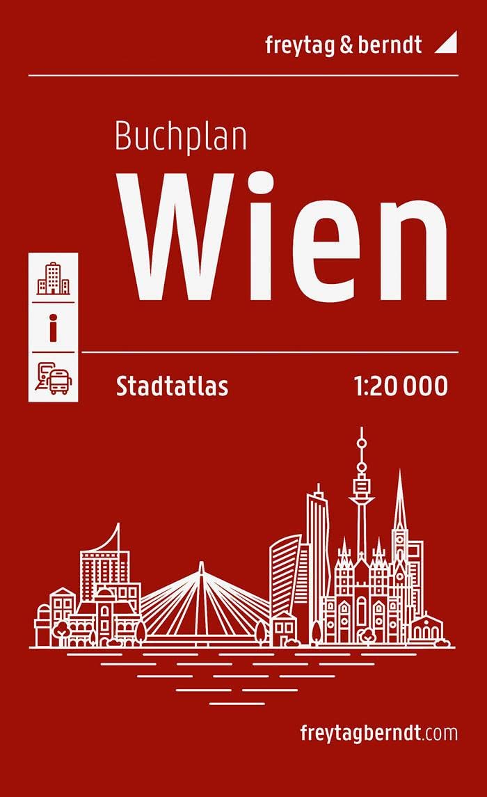 Wien, Buchplan 1:20.000, freytag & berndt Leisure, Home & Garden