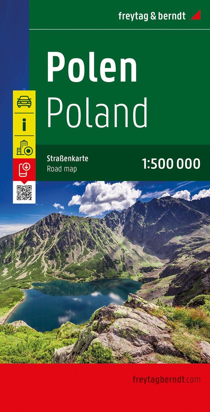 Polen, Straßenkarte 1:500.000, freytag & berndt Leisure, Home & Garden