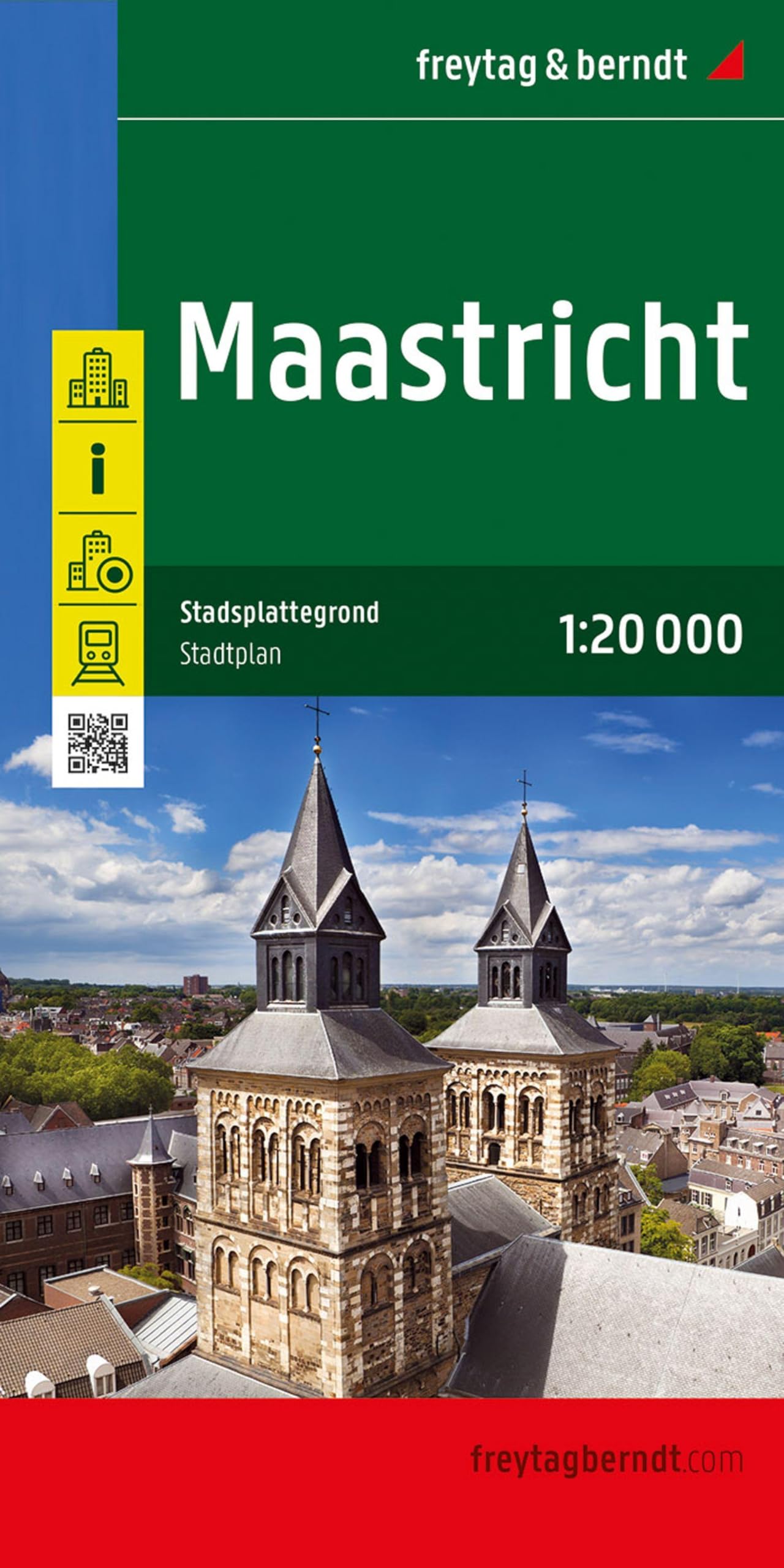 Maastricht, Stadtplan 1:20.000, freytag & berndt: Stadsplattegrond schaal 1 : 20.000 (freytag & berndt Stadtplan) Leisure, Home & Garden