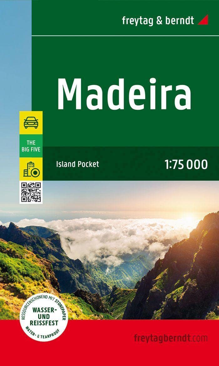 Madeira, Straßen- und Freizeitkarte 1:75.000, freytag & berndt Leisure, Home & Garden