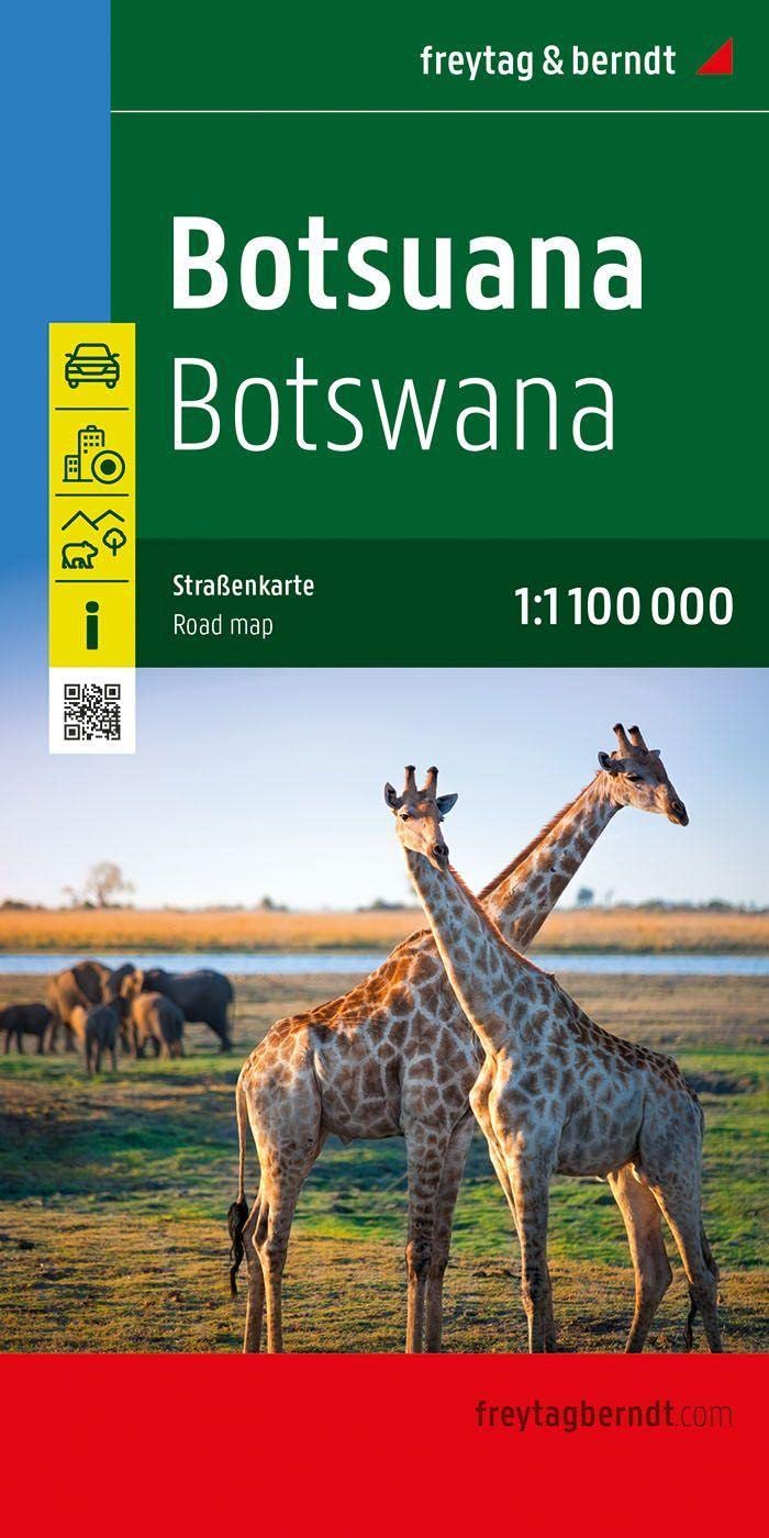 Botsuana, Straßenkarte 1:1.100.000, freytag & berndt: Botswana, Infos, Nationalparks, Innenstadtplan Gaborone (freytag & berndt Auto + Freizeitkarten) Leisure, Home & Garden