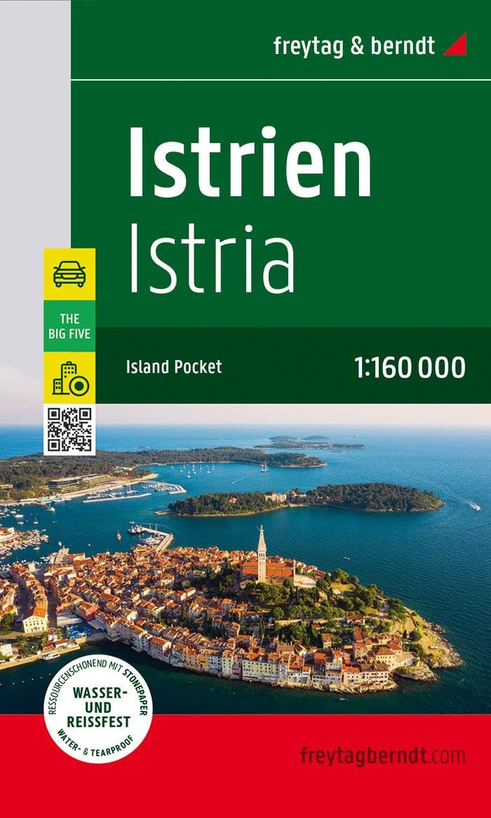 Istrien, Straßen- und Freizeitkarte 1:160.000, freytag & berndt: Island Pocket, The Big Five (freytag & berndt Auto + Freizeitkarten) Leisure, Home & Garden
