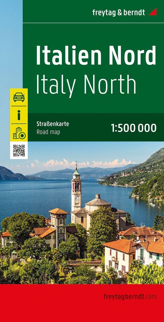 Italien Nord, Straßenkarte 1:500.000, freytag & berndt Leisure, Home & Garden