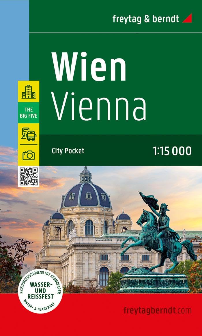 Wien, Stadtplan 1:15.000, freytag & berndt Leisure, Home & Garden