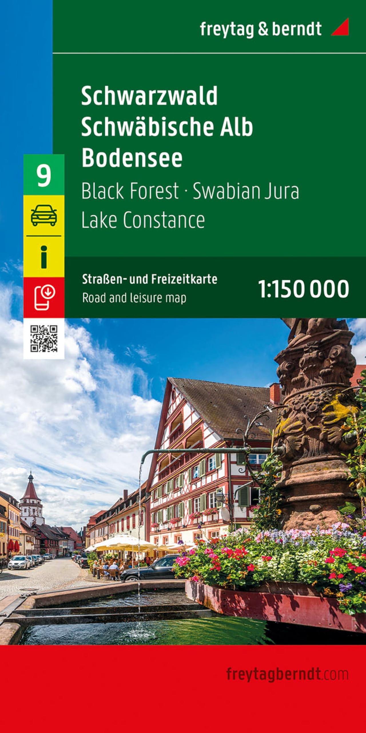 Schwarzwald - Schwäbische Alb - Bodensee, Straßen- und Freizeitkarte 1:150.000, freytag & berndt (freytag & berndt Auto + Freizeitkarten, Band 9) Leisure, Home & Garden