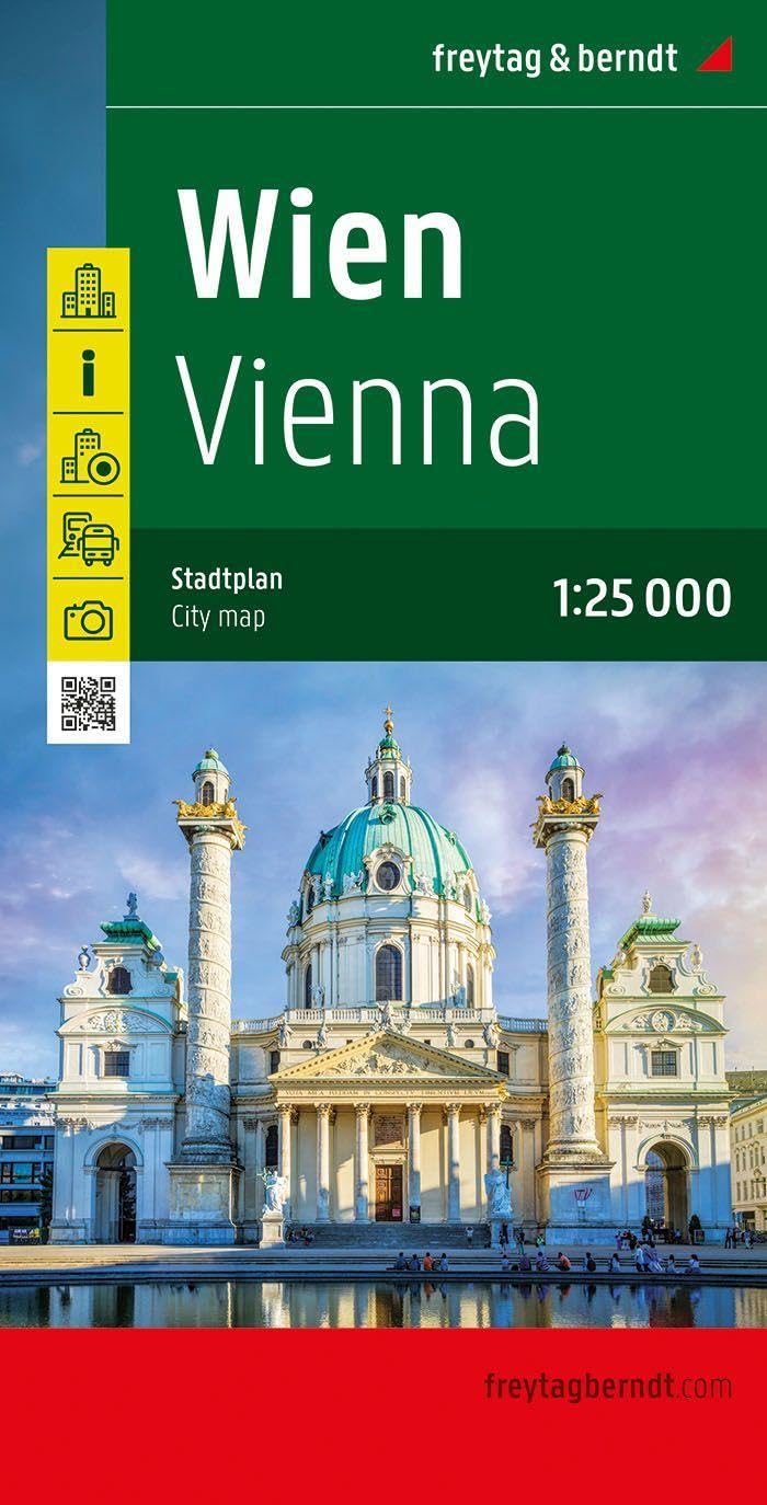 Wien, Stadtplan 1:25.000, freytag & berndt Leisure, Home & Garden