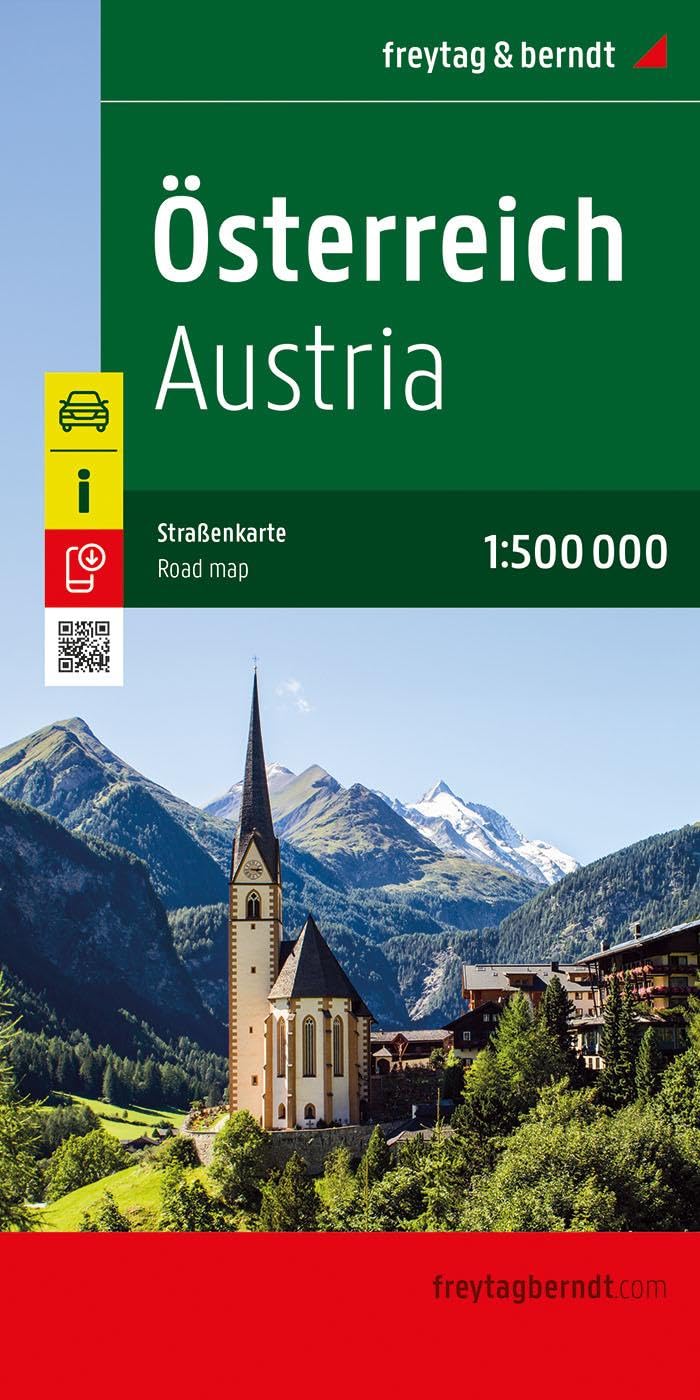 Österreich, Straßenkarte 1:500.000, freytag & berndt (freytag & berndt Auto + Freizeitkarten) Leisure, Home & Garden