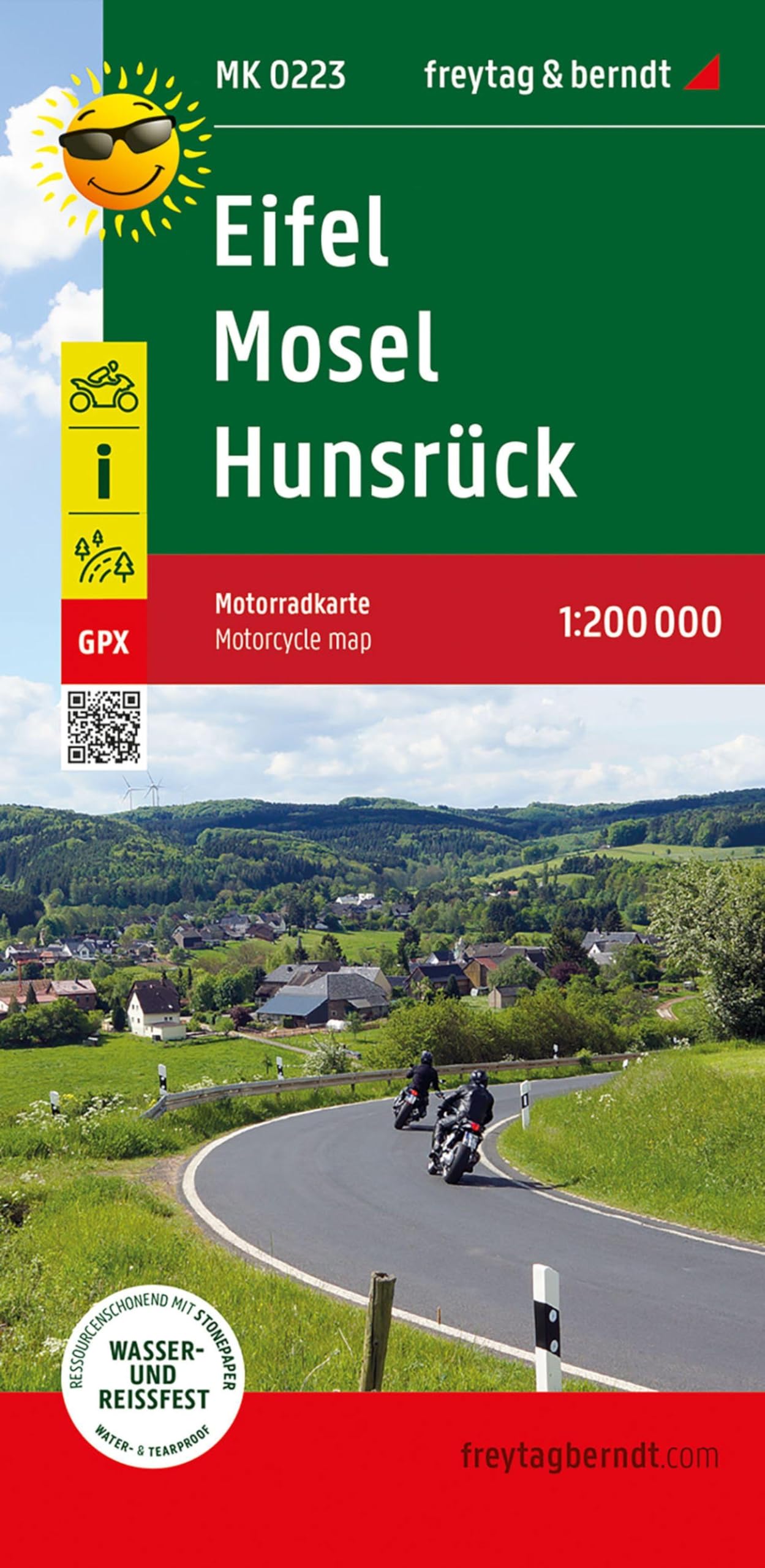 freytag & berndt Motorradkarte Eifel - Mosel - Hunsrück 1:200.000 Leisure, Home & Garden