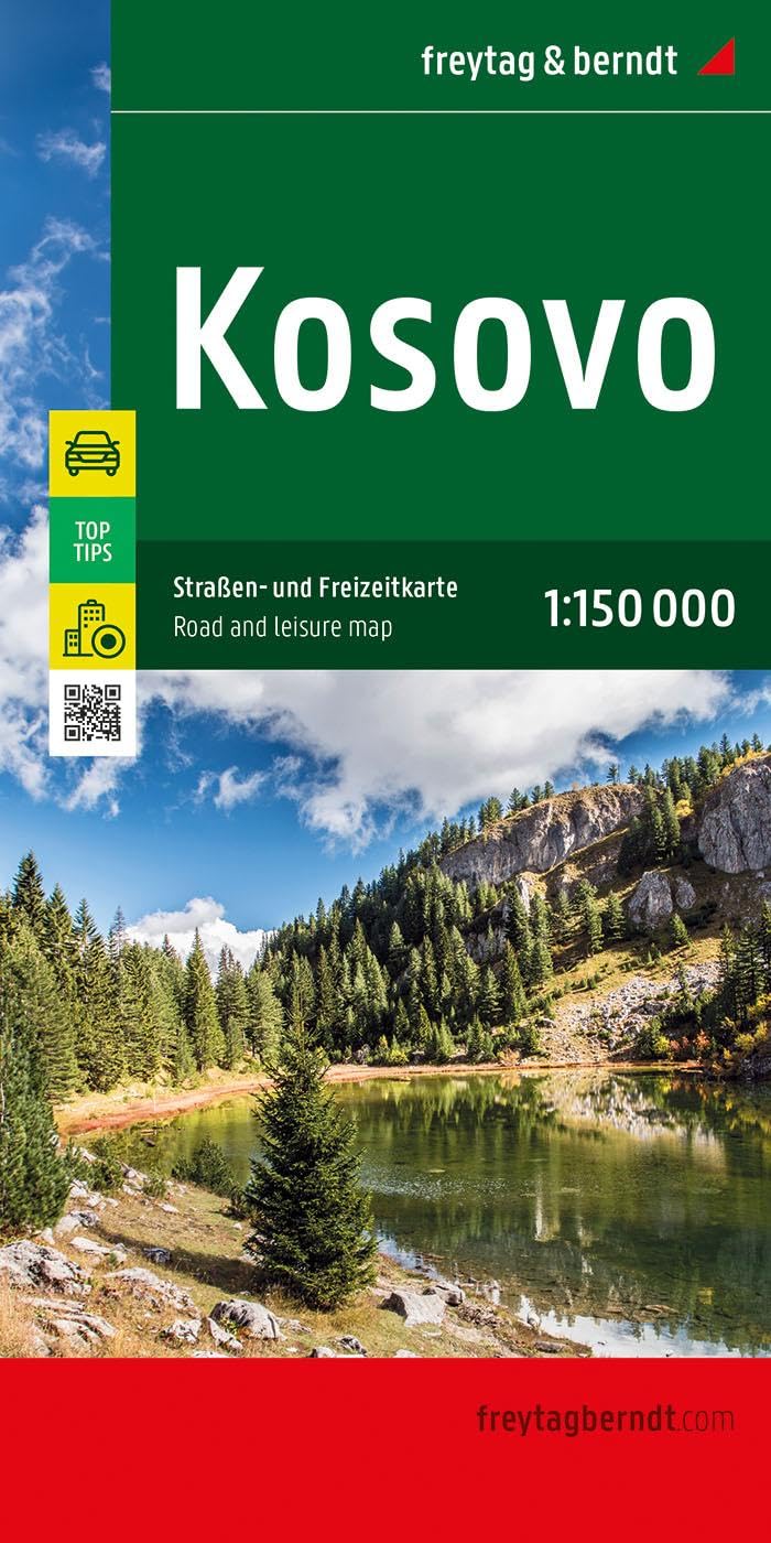 Kosovo, Straßen- und Freizeitkarte 1:150.000, freytag & berndt: Mit Top Tips, Innenstadtplan (freytag & berndt Auto + Freizeitkarten) Leisure, Home & Garden