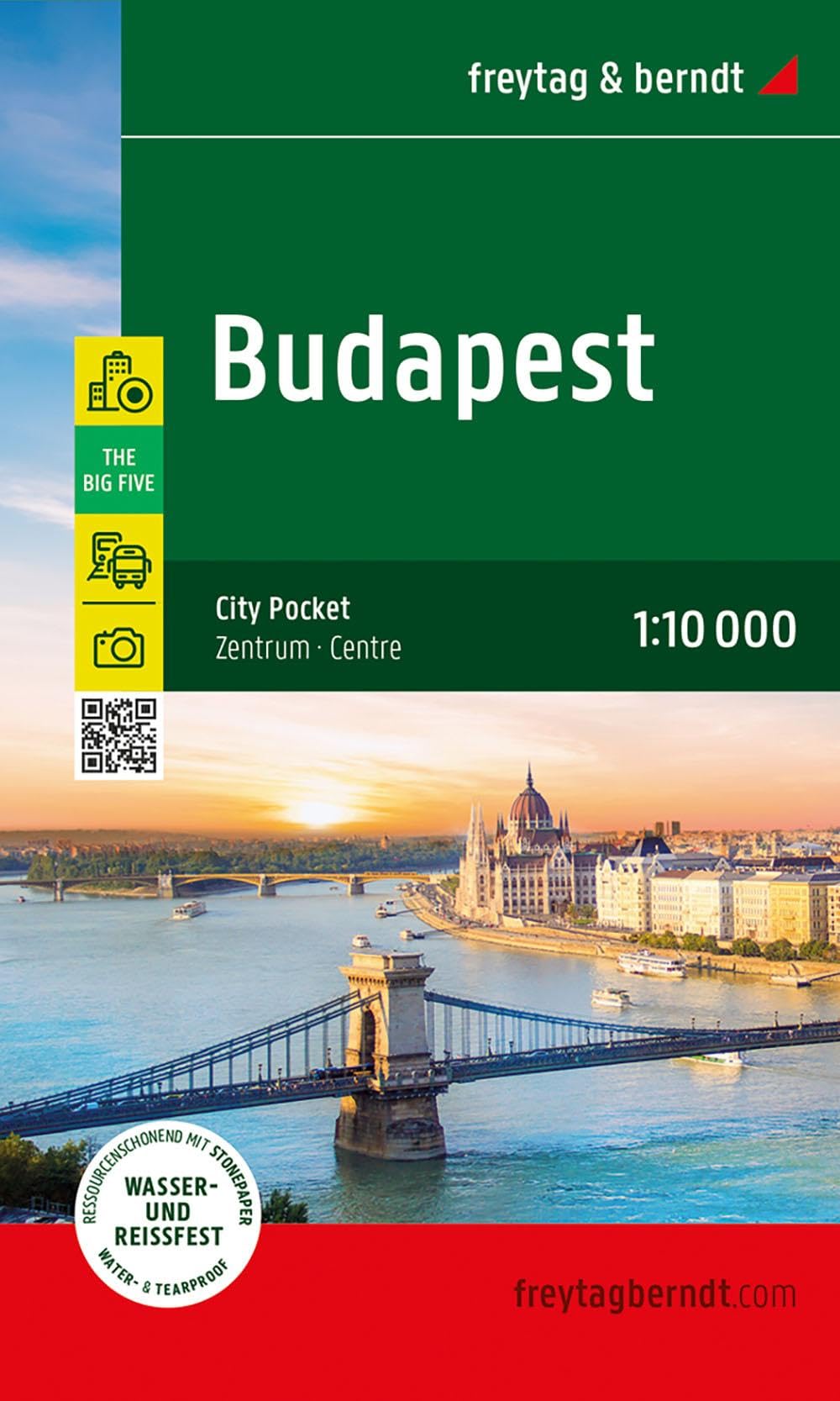 freytag & berndt Innenstadtplan Budapest 1:10.000 Leisure, Home & Garden