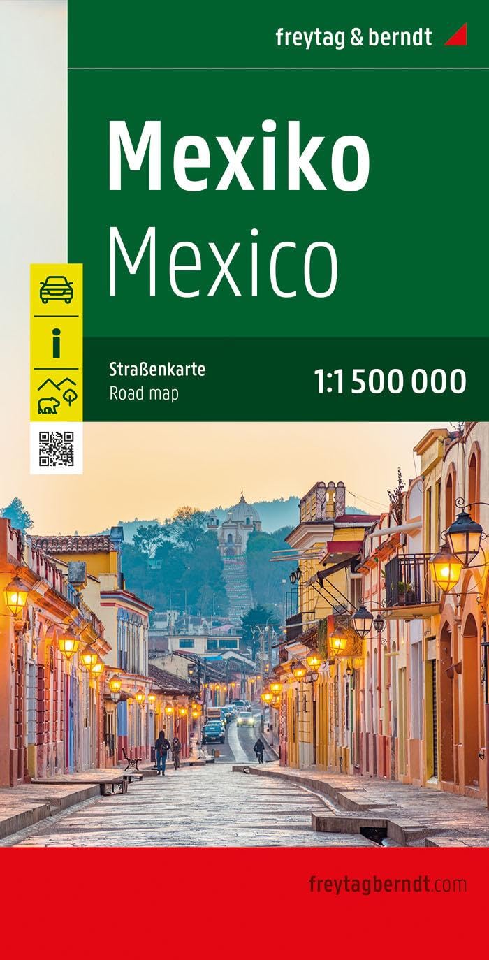 Mexiko, Straßenkarte, 1:1.500.000, freytag & berndt Leisure, Home & Garden