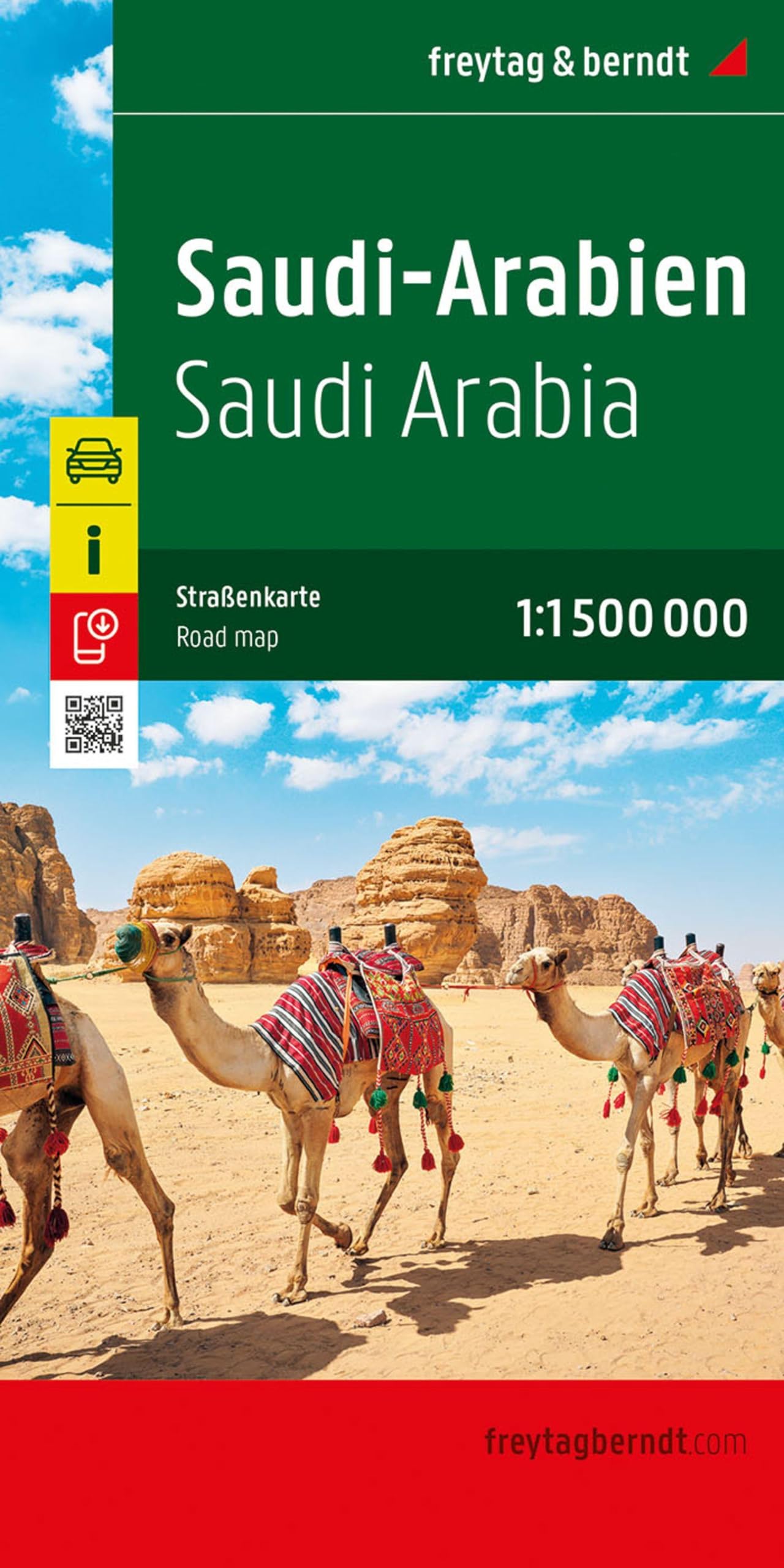 Saudi-Arabien, Straßenkarte 1:1.500.000, freytag & berndt (freytag & berndt Auto + Freizeitkarten) Leisure, Home & Garden