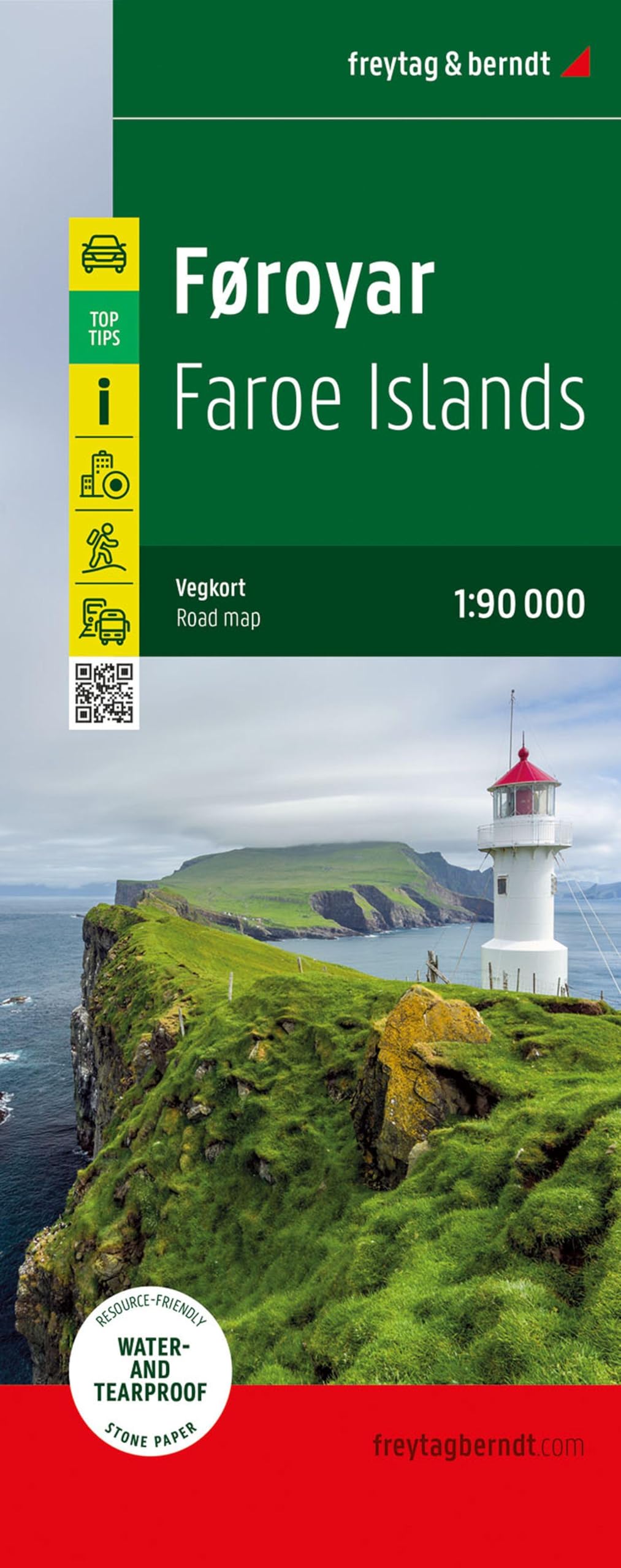 freytag & berndt Straßenkarte Färöer / Føroyar 1:90.000 Leisure, Home & Garden