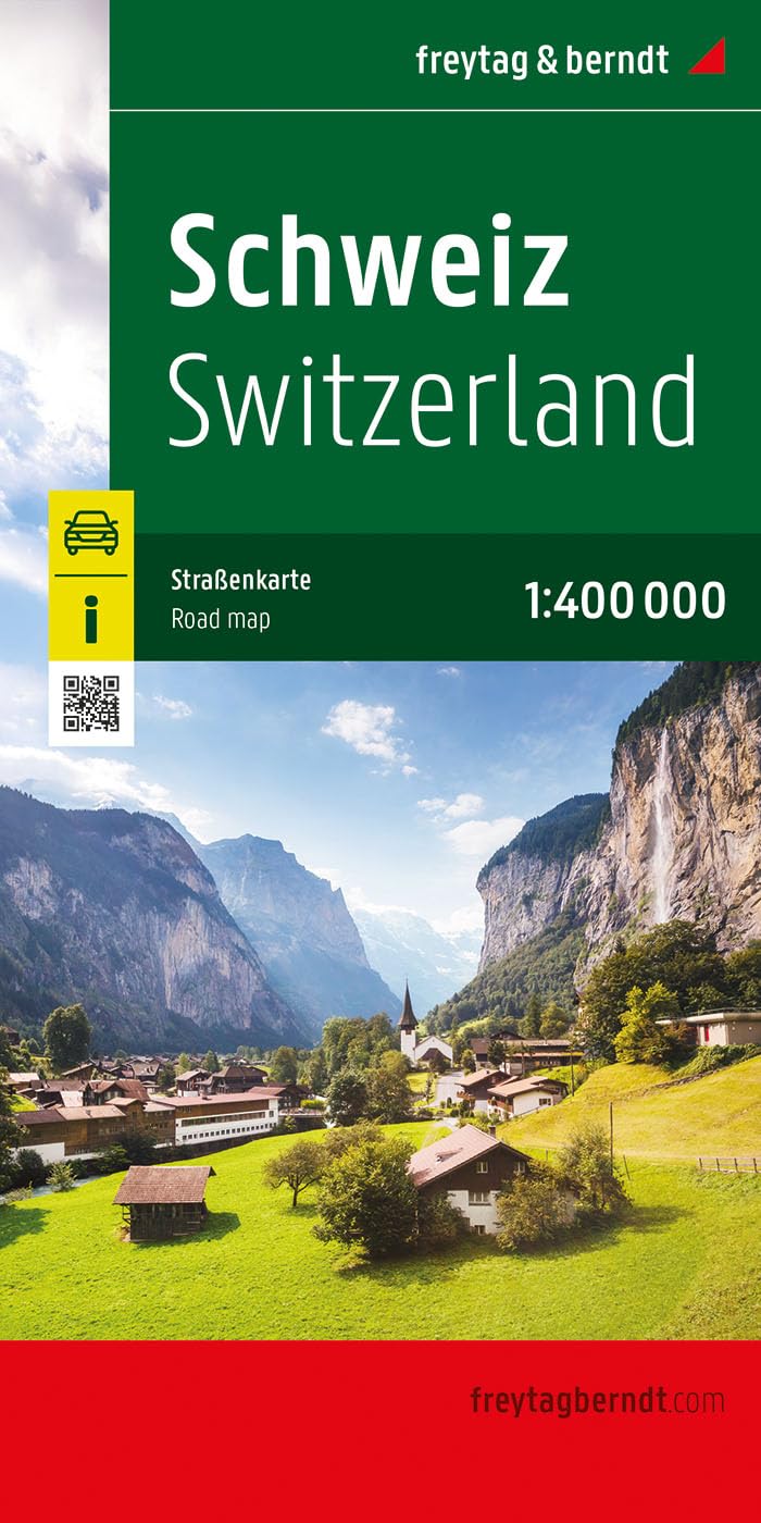 Schweiz, Straßenkarte 1:400.000, freytag & berndt Leisure, Home & Garden