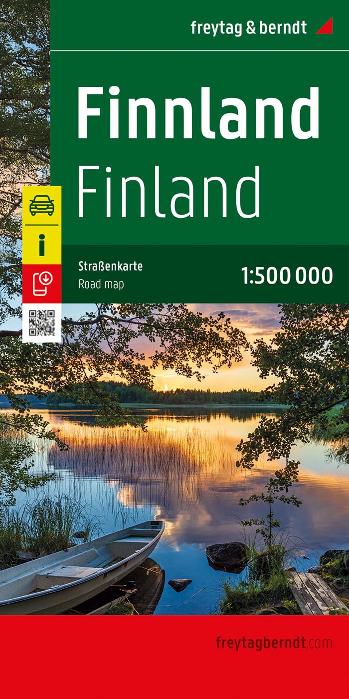 Finnland, Straßenkarte 1:500.000, freytag & berndt Leisure, Home & Garden