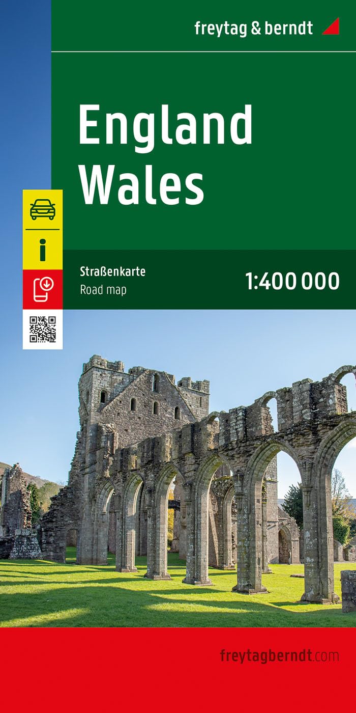 England - Wales, Straßenkarte 1:400.000, freytag & berndt Leisure, Home & Garden