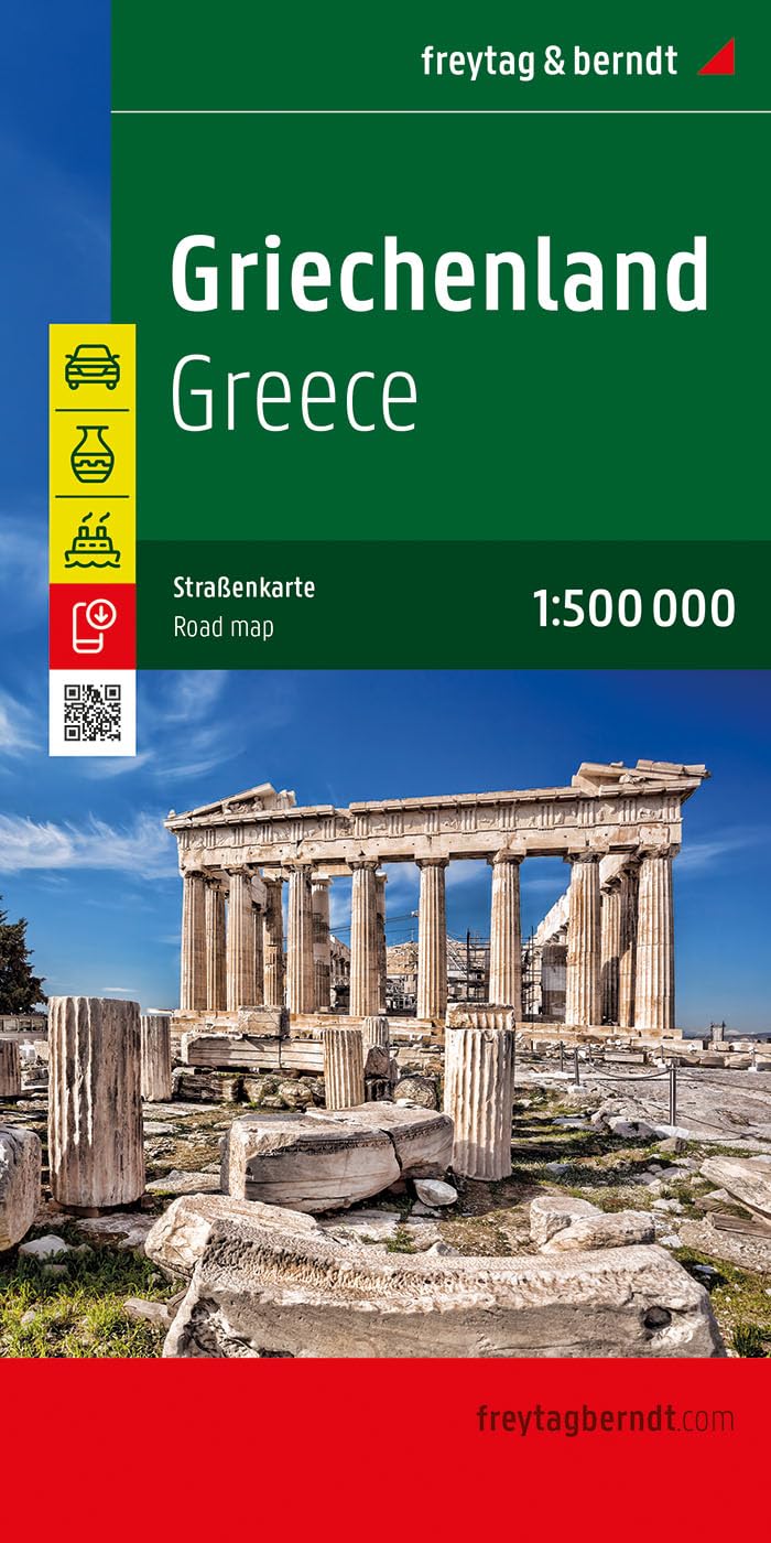 Griechenland, Straßenkarte 1:500.000, freytag & berndt Leisure, Home & Garden