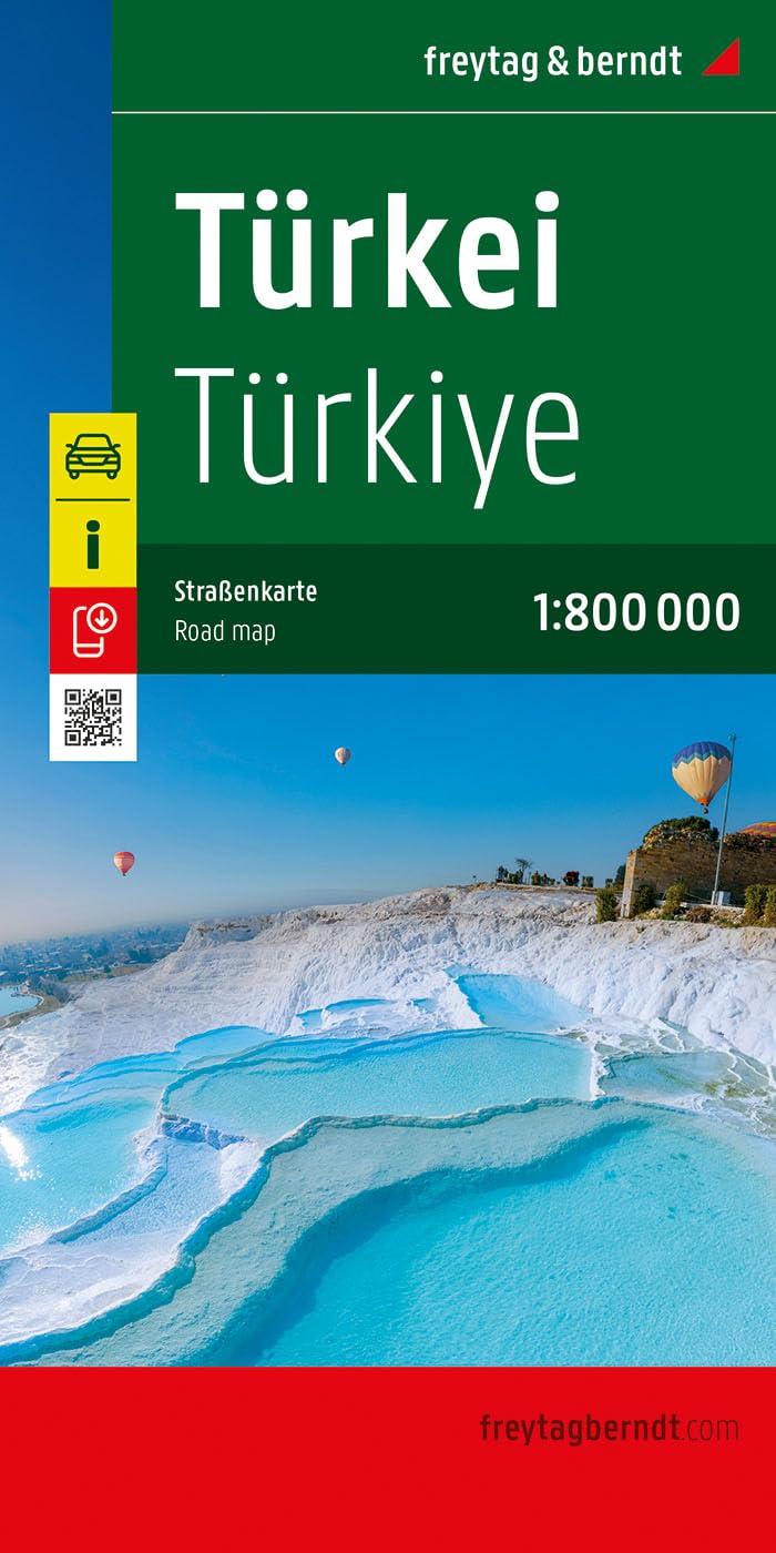 Türkei, Straßenkarte 1:800.000, freytag & berndt Leisure, Home & Garden