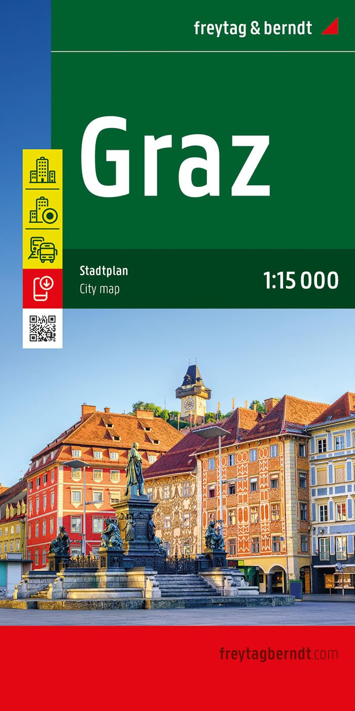 Graz, Stadtplan 1:15.000, freytag & berndt Leisure, Home & Garden