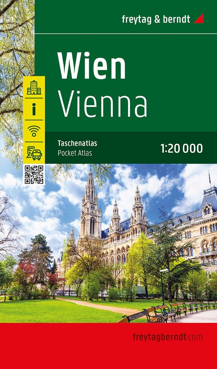 Wien, Taschenatlas 1:20.000, freytag & berndt Leisure, Home & Garden