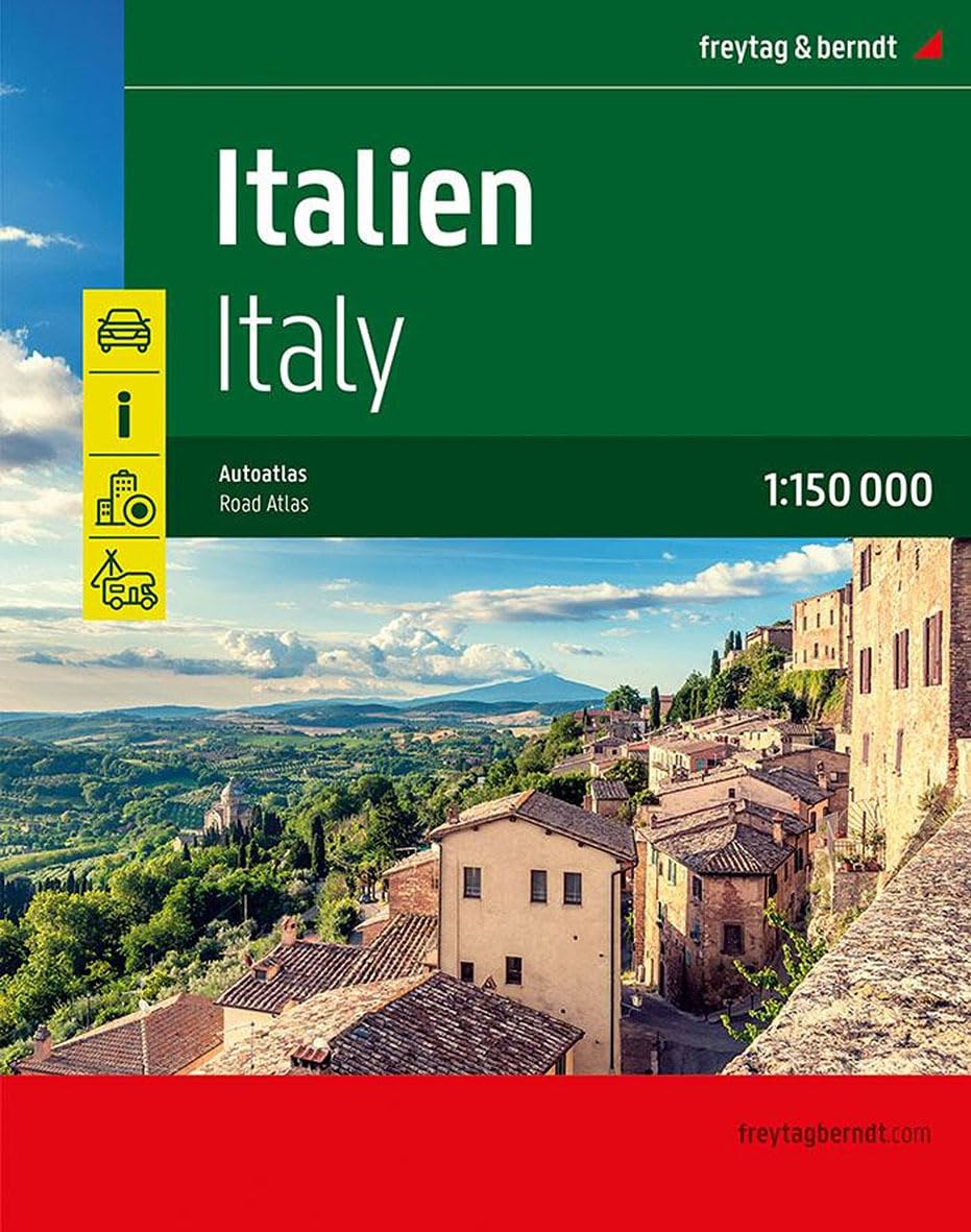 Italien, Autoatlas 1:150.000, freytag & berndt Leisure, Home & Garden